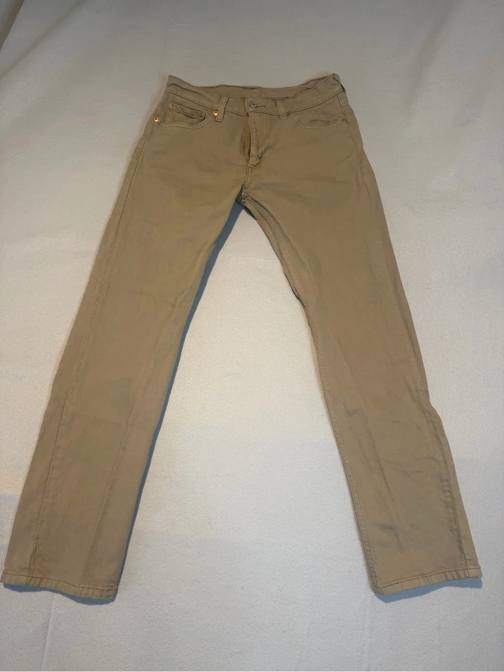 Levi's Slim Straight Khaki Jeans